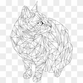 Geometric Drawing At Getdrawings - Animal Drawing Straight Lines, HD Png Download - geometric lines png