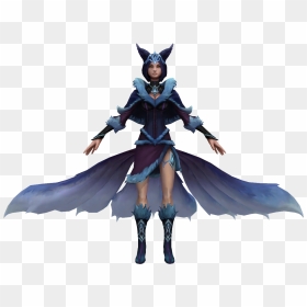 Midnight Ahri League Of Legends Skin Model - Ahri Midnight Skin, HD Png Download - ahri png