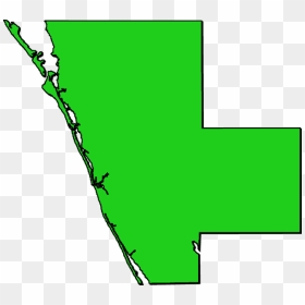 A Collection Of Simplified Outline Maps Of Sarasota - Illustration, HD Png Download - florida outline png