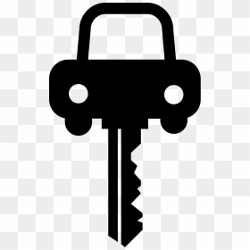 Car Key Comments - House Shaped Key Clipart, HD Png Download - key icon png