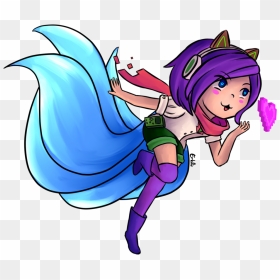 Ahri By Erkfir On - Arcade Ahri Chibi Png, Transparent Png - ahri png