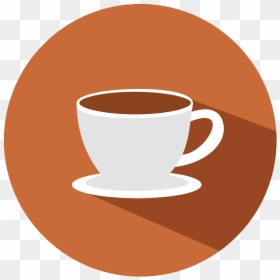 Coffee Cup Flat Icon , Png Download - Flat Coffee Cup Icon, Transparent Png - coffee icon png