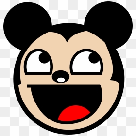 Mickey Mouse Face Buzzerg - Old Mickey Mouse Cartoon Face, HD Png Download - mickey mouse face png