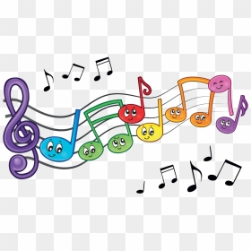 Cartoon Music Notes, HD Png Download - frown png