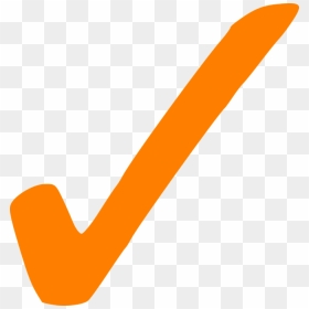 Tick Black Png Icons - Orange Check Mark Png, Transparent Png - tick png