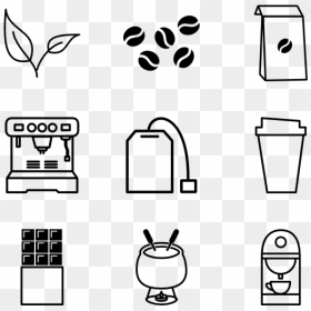 Coffee Icons Png - Coffee Shop Vector Icons, Transparent Png - coffee icon png
