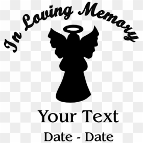 In Loving Memory Angel Decal - Poster, HD Png Download - in loving memory png