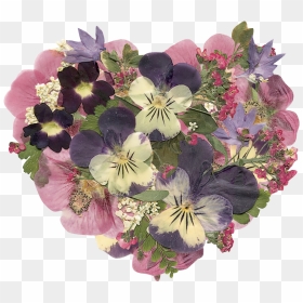 The Art Of Real Pressed Flowers - Happy Birthday Ruby Flowers, HD Png Download - real flower png