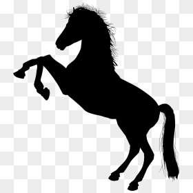 White Horse Silhouette Clip Arts - Horse Silhouette Png, Transparent Png - horse silhouette png