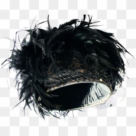 Headpiece, HD Png Download - black feather png