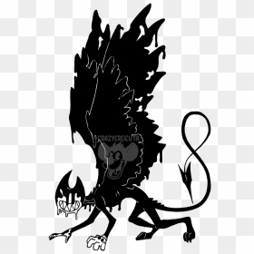 Ink Bendy With Wings, HD Png Download - demon wings png