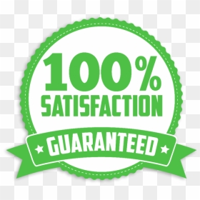 100 Satisfaction Guarantee - Label, HD Png Download - satisfaction guaranteed png