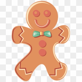 Gingerbread Man Icon Clipart - Gingerbread Cookies Gingerbread Clipart, HD Png Download - man icon png