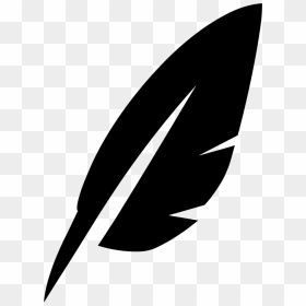 Feather - Scalable Vector Graphics, HD Png Download - black feather png