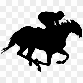 Transparent Horses Racing Clipart - Horse Racing Clipart, HD Png Download - horse silhouette png