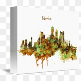 Boston, HD Png Download - boston skyline silhouette png