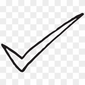 Checkmark - Line Art, HD Png Download - white checkmark png