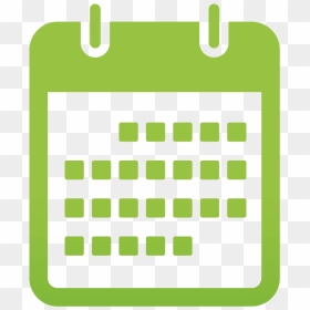 Green Calendar Icon Transparent, HD Png Download - school icon png