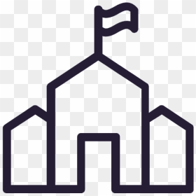Church Colored, HD Png Download - school icon png