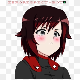 Ruby Rose Rwby Pout, HD Png Download - ruby rose png