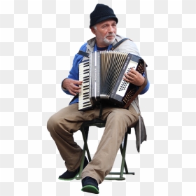 Sitting, HD Png Download - musician png
