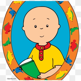 Caillou Half Border Clipart Picture - Cartoon Caillou, HD Png Download - caillou png
