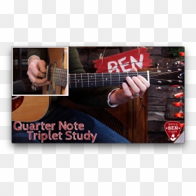 Quarter Note Triplet Study- Guitar - Album Cover, HD Png Download - quarter note png