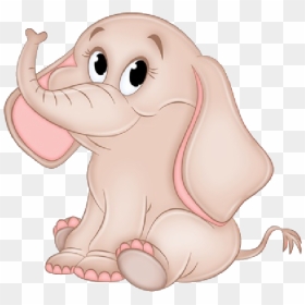 Funny Baby Elephant Images Png Images Clipart - Pink Baby Elephant Clipart Baby Shower, Transparent Png - baby clipart png