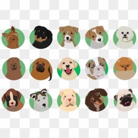 Dog Breeds Icons Jpg Free Download - Dog Breeds Png Clipart, Transparent Png - dog png icon