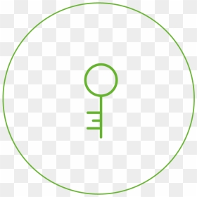 Transparent Key Icon Png - Circle, Png Download - key icon png