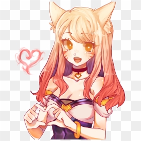 Kda Ahri Cute Fanart, HD Png Download - ahri png