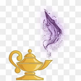 Ginie Lamp Clip Art, HD Png Download - aladdin png
