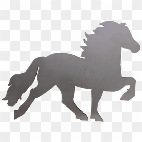 Icelandic Horse Badge - Free Picture Icelandic Horse, HD Png Download - horse silhouette png