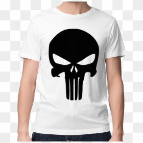 Picture Of Punisher T-shirt - Punisher Skull, HD Png Download - punisher logo png
