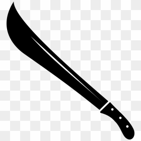 Machete Silhouette Clip Arts - Clipart Machete, HD Png Download - machete png