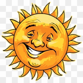 Clipart Sun Creepy - Creepy Sun With Face, HD Png Download - creepy smile png