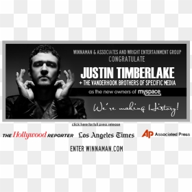 Justin Timberlake , Png Download - Photo Caption, Transparent Png - justin timberlake png