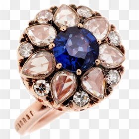 Engagement Ring, HD Png Download - sapphire png