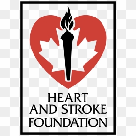 Heart And Stroke Logo, HD Png Download - heart symbol png
