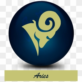 Aries Orb Text - Aries, HD Png Download - aries png