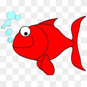 Red Fish Clipart - Red Fish Blue Fish Clipart, HD Png Download - fish clipart png
