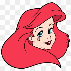 Freetoedit Mickey & Minnie Mouse Loves Ariel"s Face - Little Mermaid Face Clipart, HD Png Download - mickey mouse face png