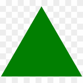 Green Triangle, HD Png Download - green fire png