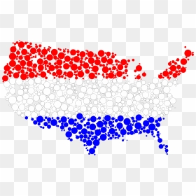 United States Flag Map Circles With Strokes Clip Arts - Portable Network Graphics, HD Png Download - united states flag png