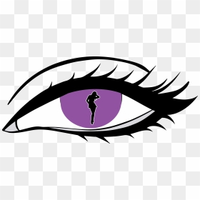 Doux Luxury Lashes - Eye Vector Portrait Illustration, HD Png Download - eye lashes png