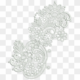 Embroidery Designs White Png , Png Download - White Embroidery Designs Png, Transparent Png - white design png