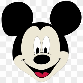 Mickey Mouse Face Png, Transparent Png - mickey mouse face png