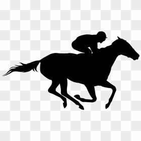 Horse Racing The Kentucky Derby Clip Art - Kentucky Derby Horse Silhouette, HD Png Download - horse silhouette png
