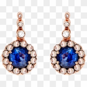 Earrings, HD Png Download - sapphire png