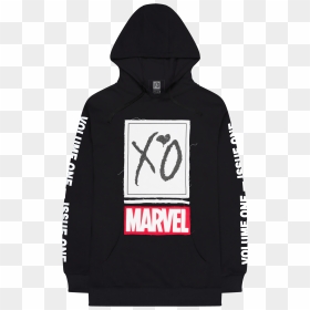 Marvel X The Weeknd Present , Png Download - Weeknd Marvel Hoodie, Transparent Png - the weeknd png